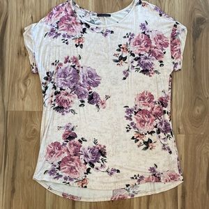Floral dolman style tee